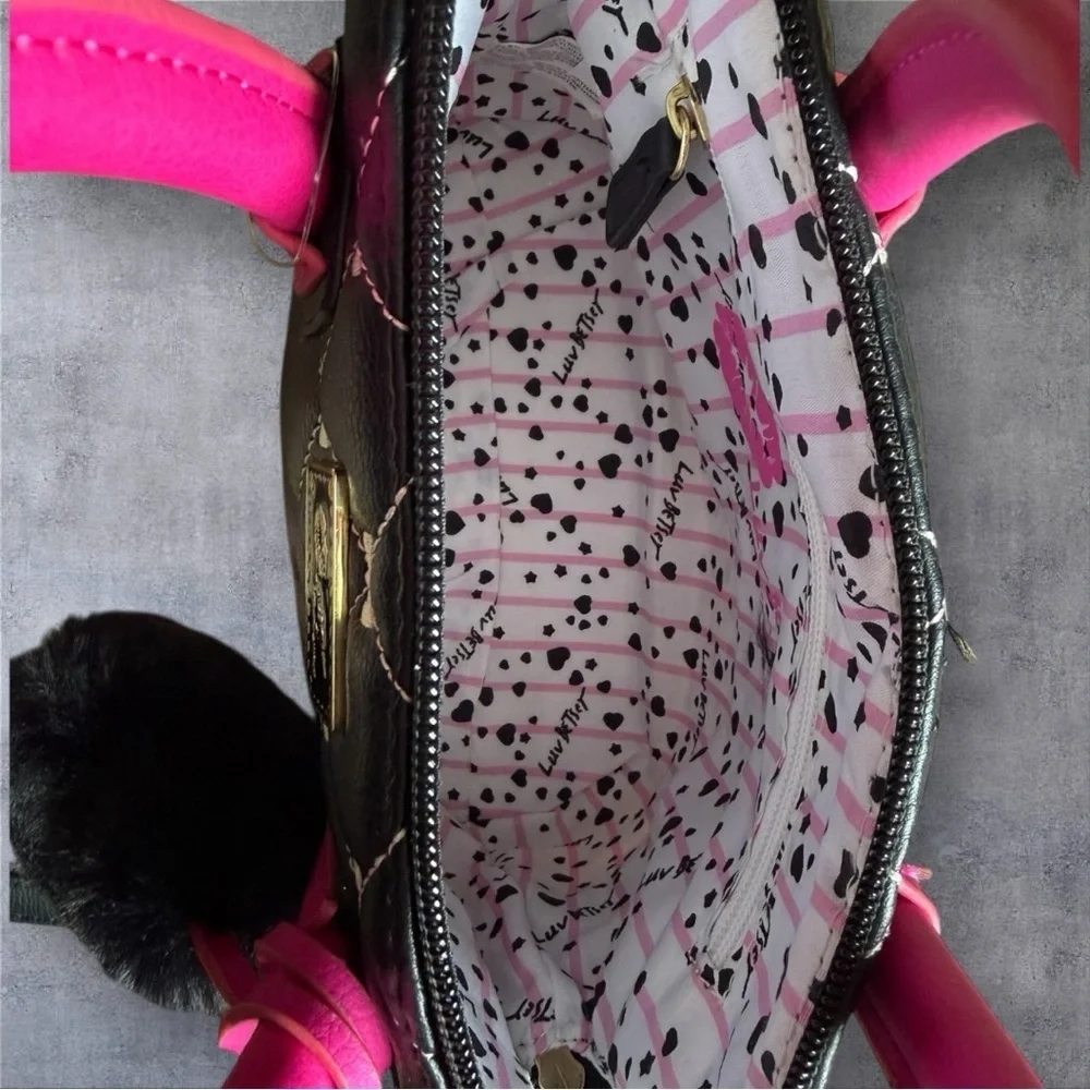 Betsey Johnson Luv Satchel Handbag  - NWOT
